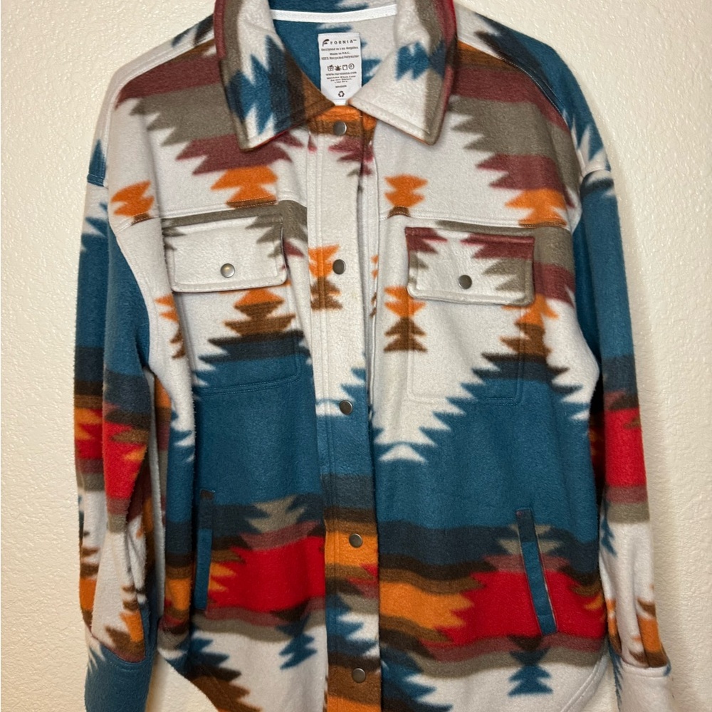 Aztec Patterned Shacket